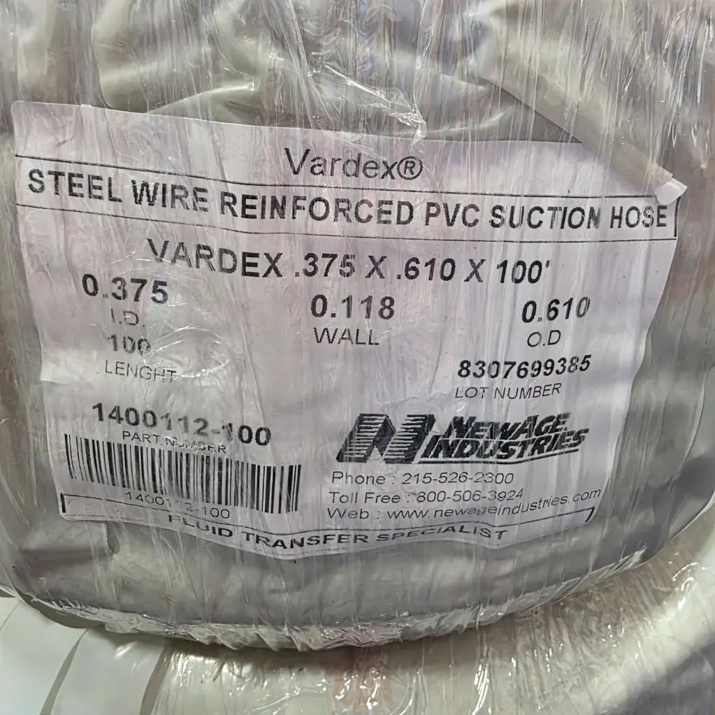 Steel Wire Reinforced Vacuum Hose – 3/8" ID