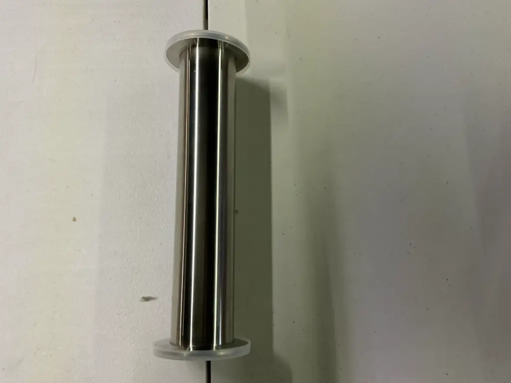 Stainless Steel Straight Vacuum Tube – KF50, 10 in