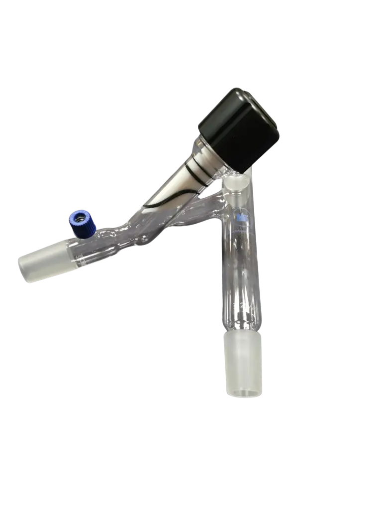 Distribution Swing Adapter, 29/26 Upper Outer, 29/42 Lower Inner, 29/42 Inner Side Arm, Valved