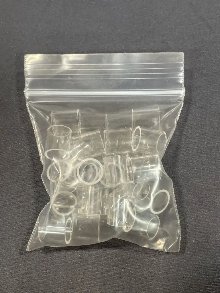 Glass Raschig Rings – 12mm x 12mm