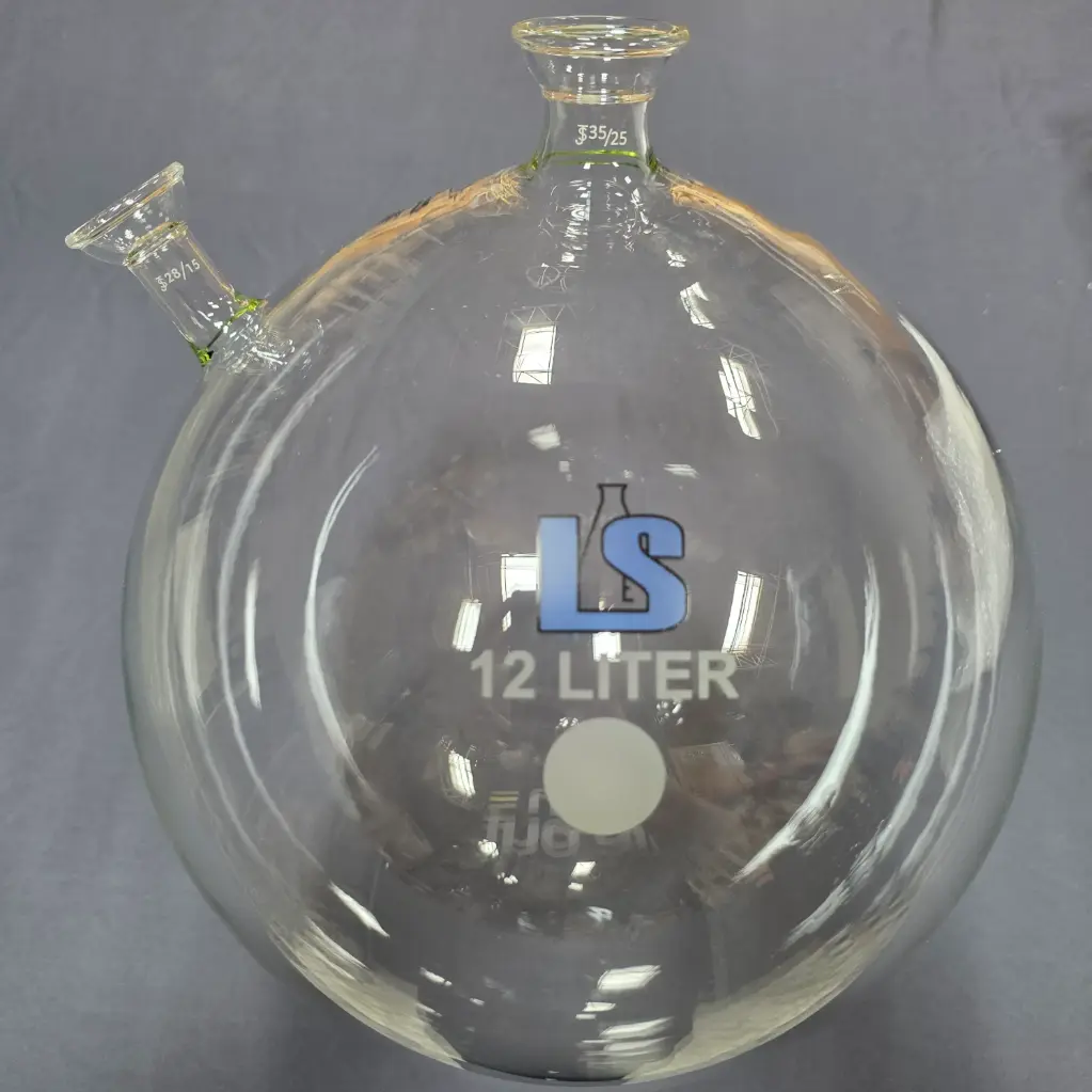 Round Bottom Flask – 2-Neck, 12 L, 35/25 & 28/15