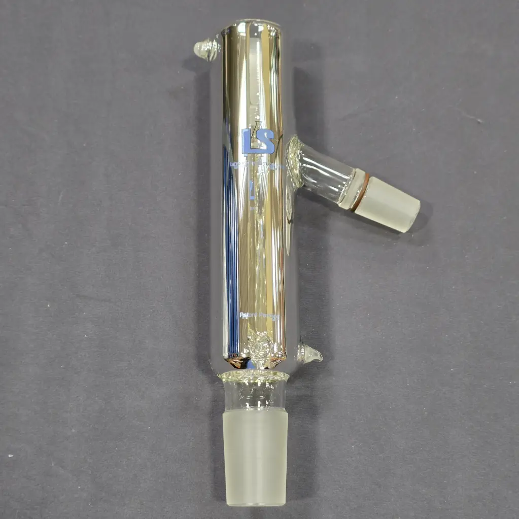 Packable Distillation Head – Silvered, 34/45 Lower Inner Joint, 24/40 Top Outer, 24/40 Side Inner