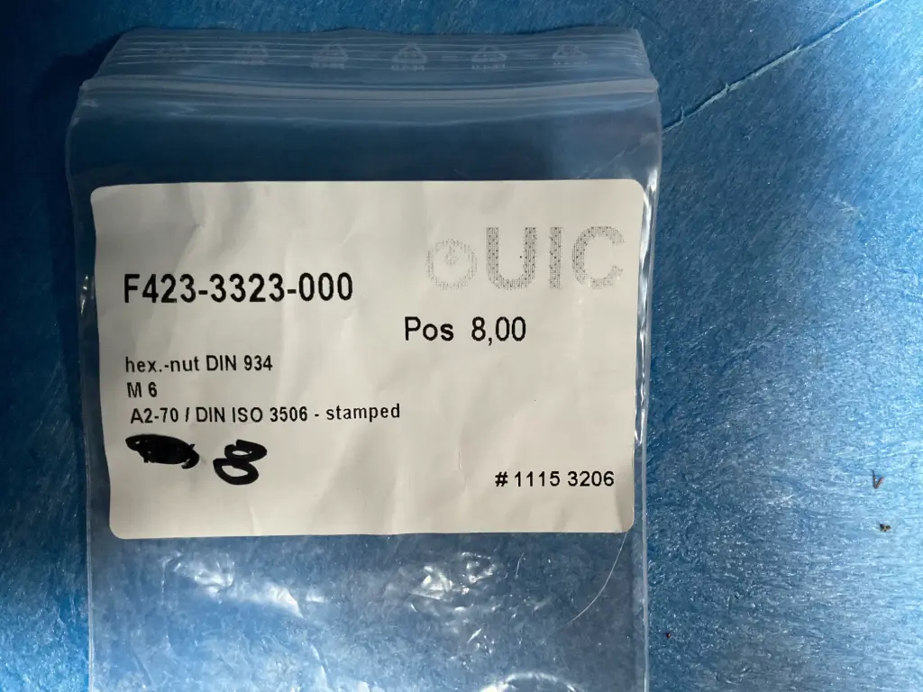 Hex Nut – CDU Fastener Replacement