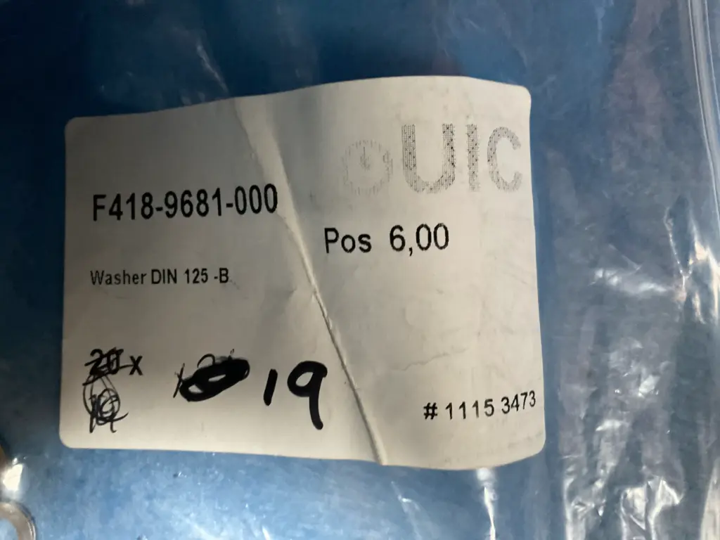 DIN 125-B Washer 6.4 – Stainless A2