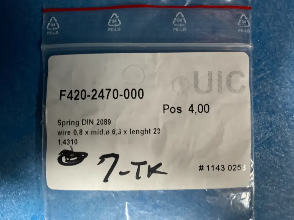 Spring DIN 2089 – CDU 3k CV Wire Spring