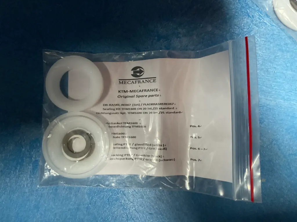 Ball Valve Gasket Set – RA66TCBS Standard