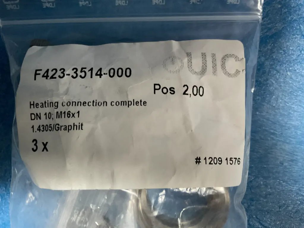 Heating Connection Complete DN10 – M16x1 (Rev 2)