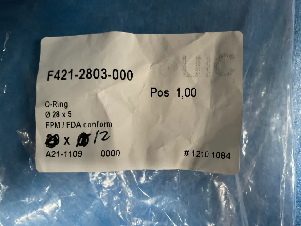 O-Ring 28 x 5 – CDU Replacement Seal