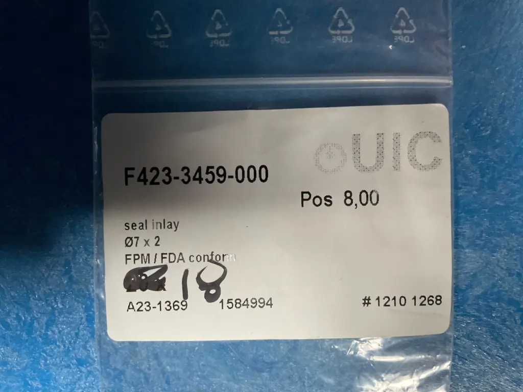 Seal Inlay 7 x 2 – CDU Replacement Insert Seal