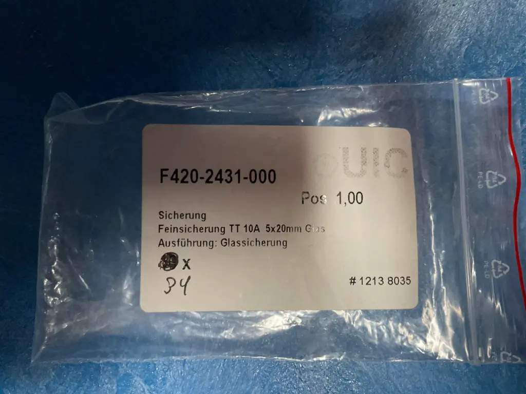 Microfuse TT 10A 5x20mm Glass – CDU10k Fuse