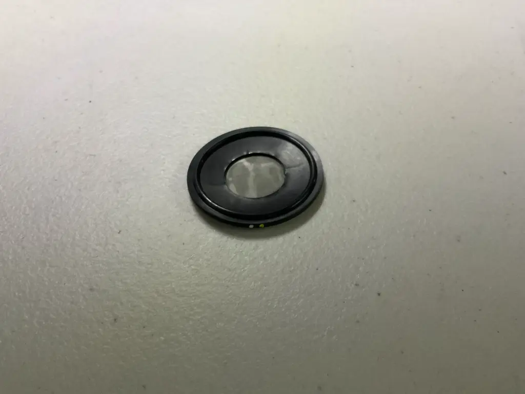 1" FKM Tri-Clamp Gasket with 325 Mesh Screen (316 SS)