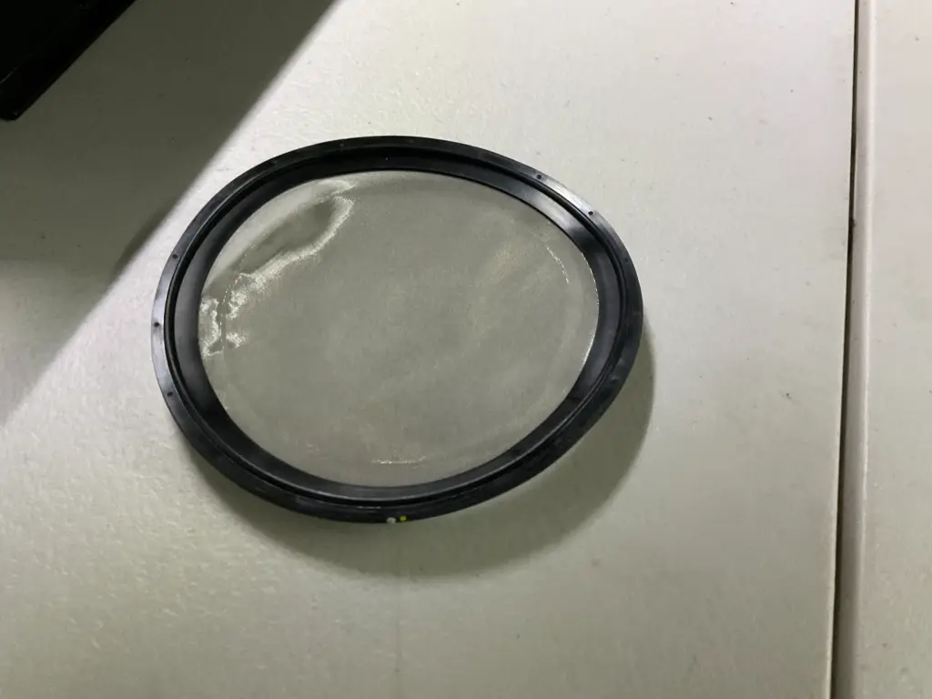 4.00IN TRI CLAMP T1 GASKET 150 X 150 MESH SIZE - VITON (FKM)