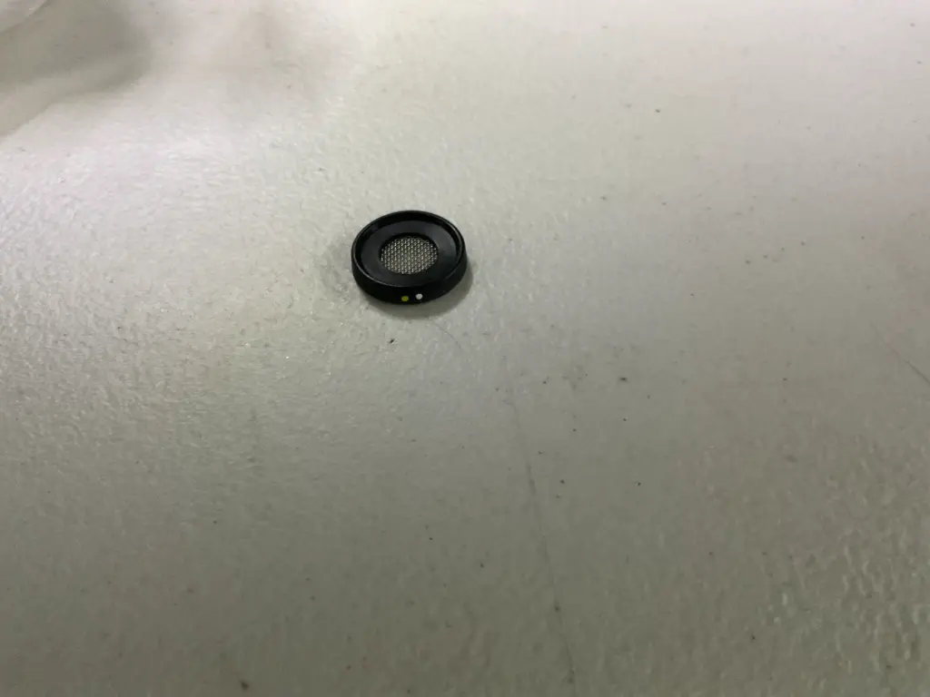 0.5" FKM Tri-Clamp Gasket with 40 Mesh Screen (316 SS)