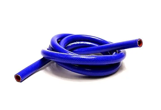 3/8" ID Blue Silicone Heater Hose – 1 ft