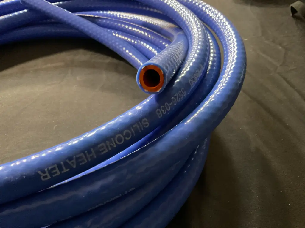 3/8" ID Blue Silicone Heater Hose – 25 ft Roll