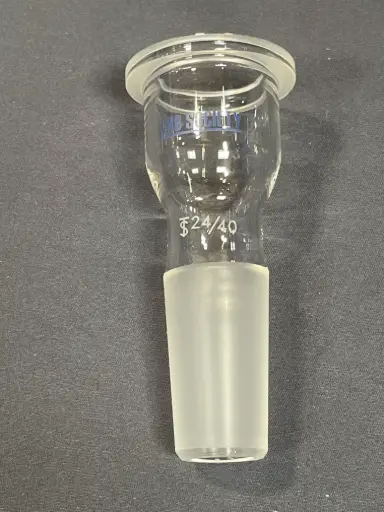 [LS-SA24-KF25] 24/40 to KF25 Flange Adapter – Vacuum Distillation Glass to KF Connector