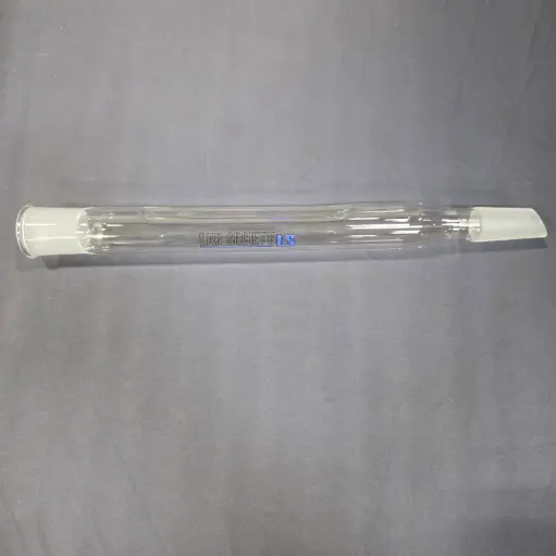 [LS-HJC34E-29] Jacketless Condenser Tube – 34/45 to 29/42, Thermocouple Trough, Extended