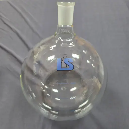[LS-RBF29-G50] Round Bottom Receiving Flask – 5000 mL, 29/42 Center Joint