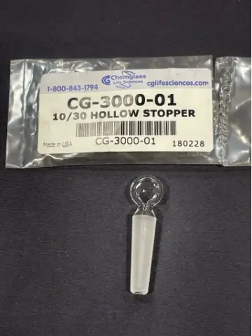 Hollow Glass Stopper