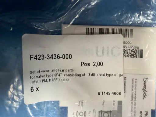 [PX-CDU-SP-11494606] Valve Wear & Tear Parts Set – Type 6P4T