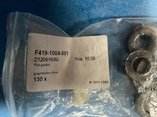 [PX-CDU-SP-12091583] Flat Gasket – Graphite / Stainless Sheet (CDU Seal)