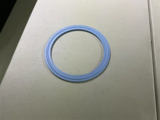 [PX-GS-TC1-GYLON-4.0] 4" Tri-Clamp Gasket – Gylon® Bio-Pro Blue